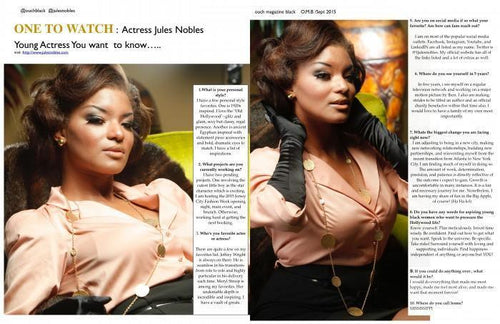 Actress Jules Nobles   One to Watch - Ouch! Magazine : Fashion Entertainment Blog and Publication