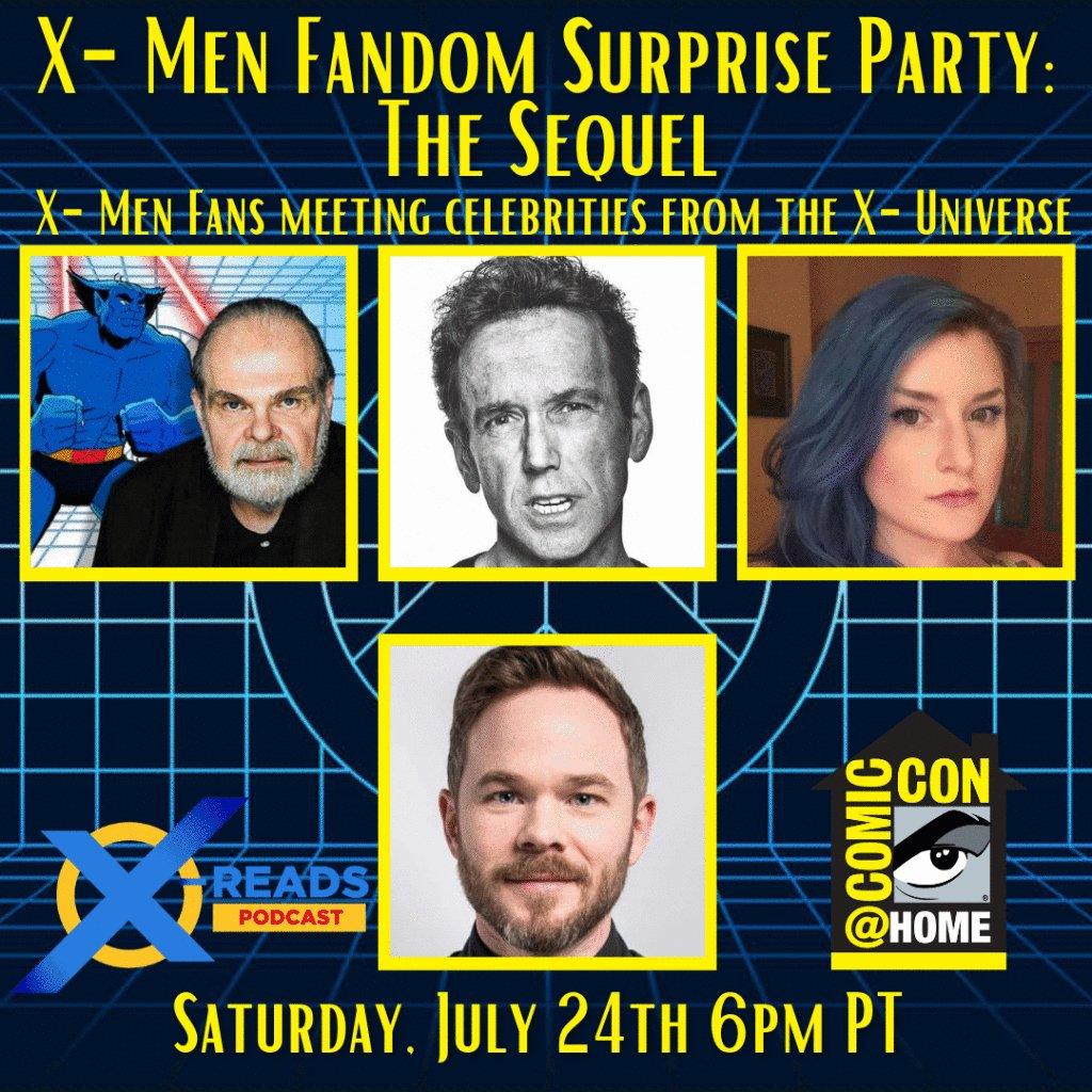 THE X-MEN FANDOM SURPRISE PARTY RETURNS TO SAN DIEGO COMIC-CON AT HOME 2021