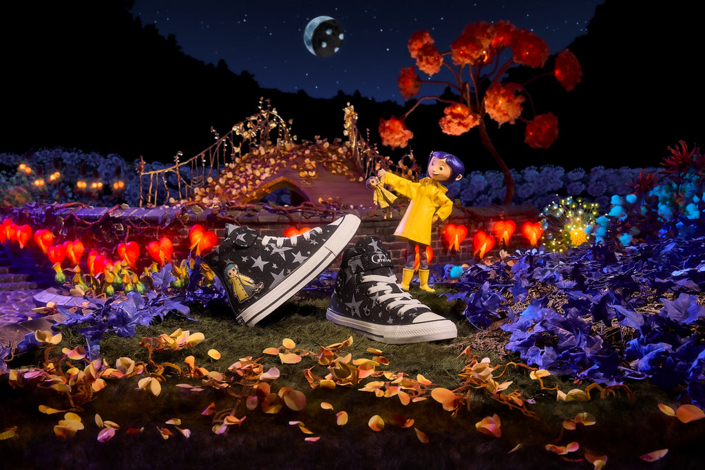 The Converse x Coraline collection