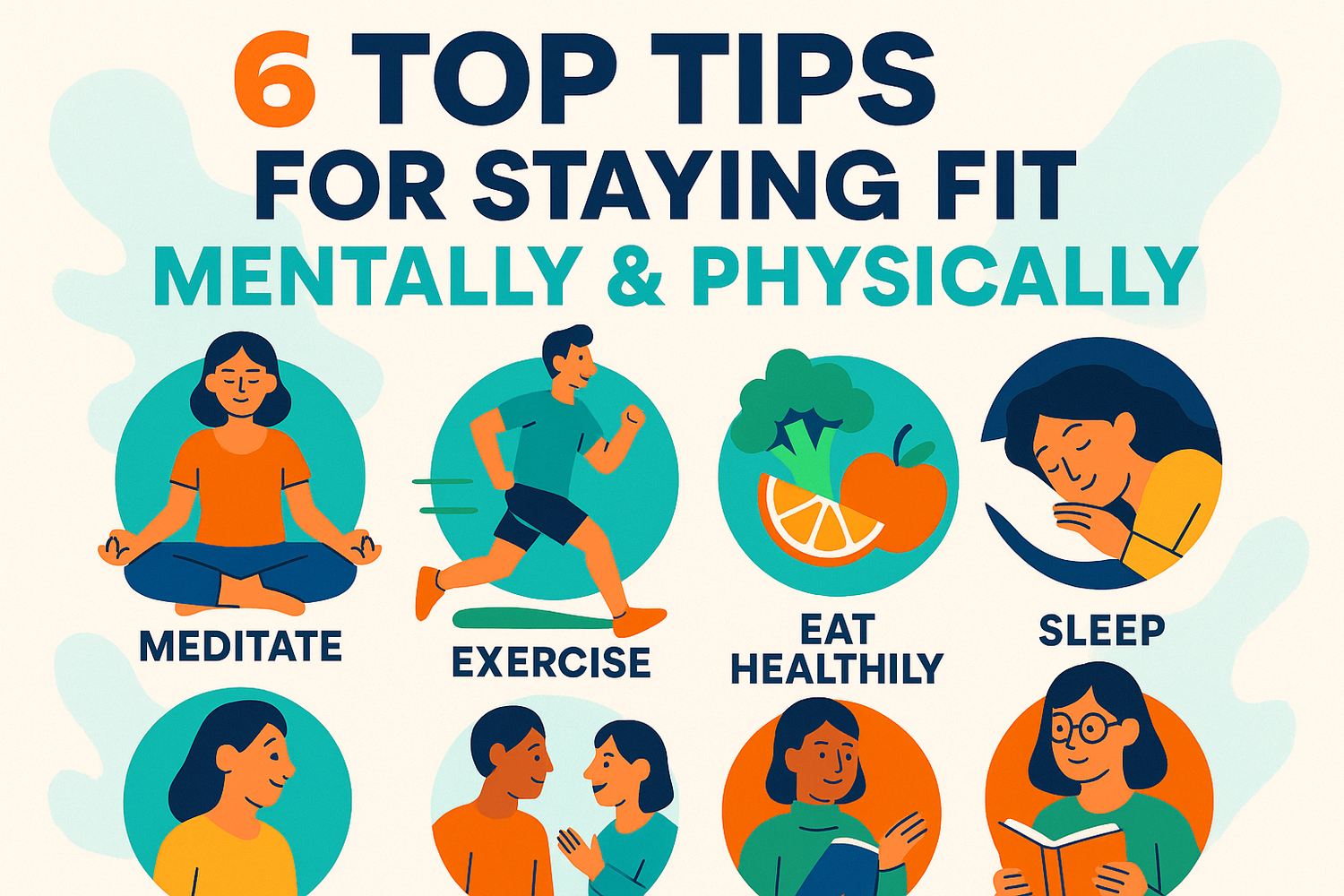 '6 Top Tips For Staying Fit Mentally & Physically'