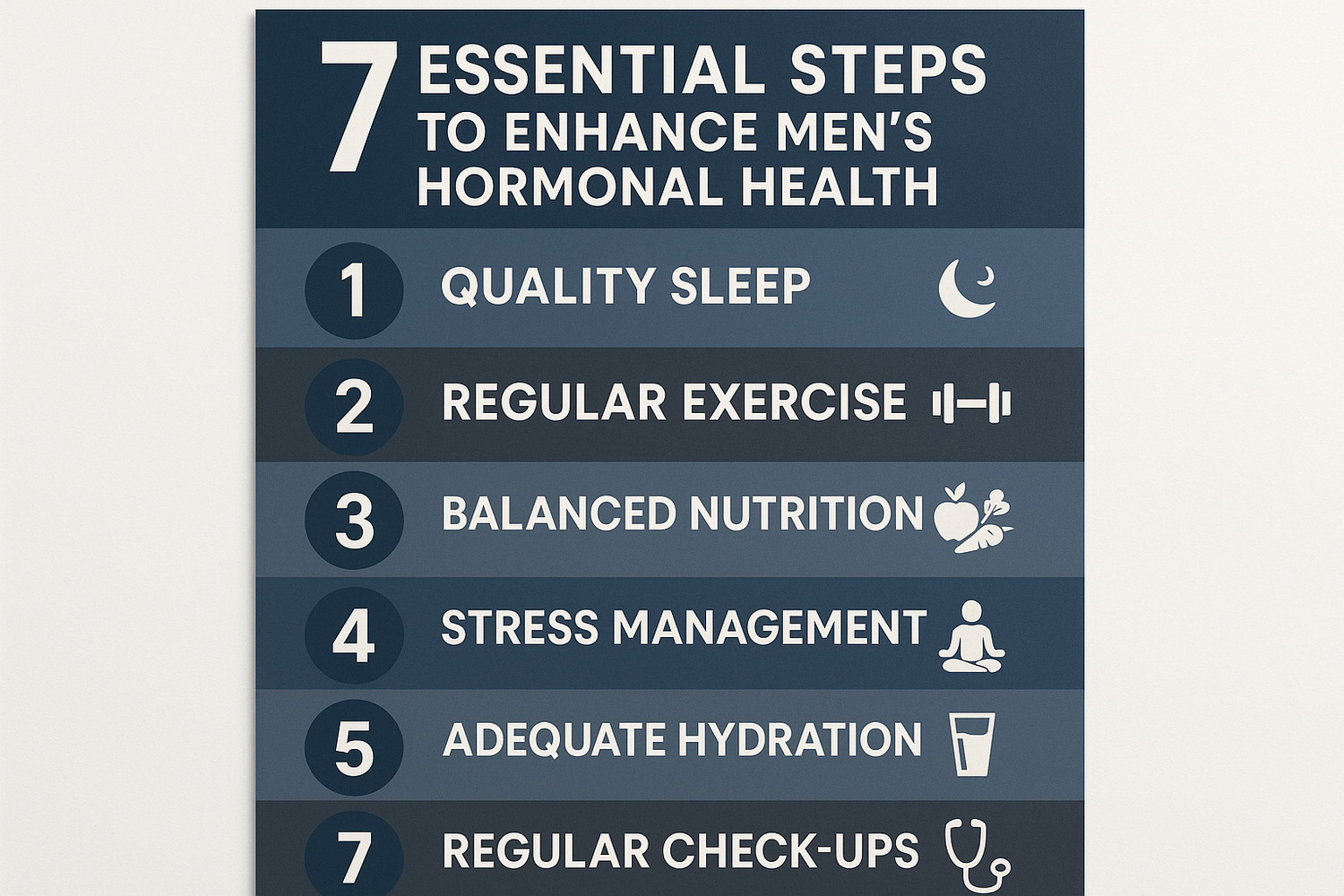 7 Essential Steps To Enhance Men's Hormonal Health