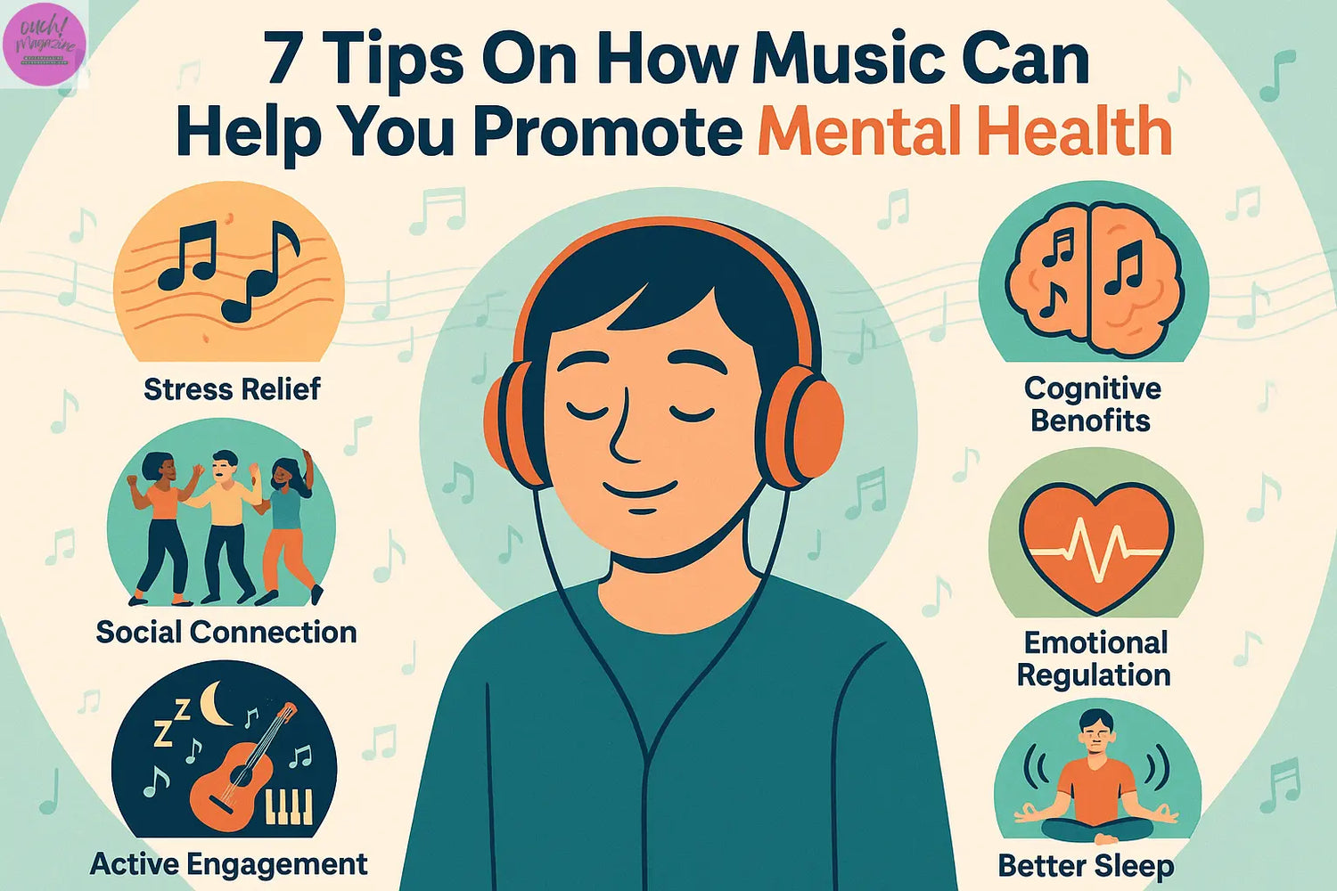 7 Tips On How Music Can Help You Promote Mental Health - OUCH! MAGAZINE