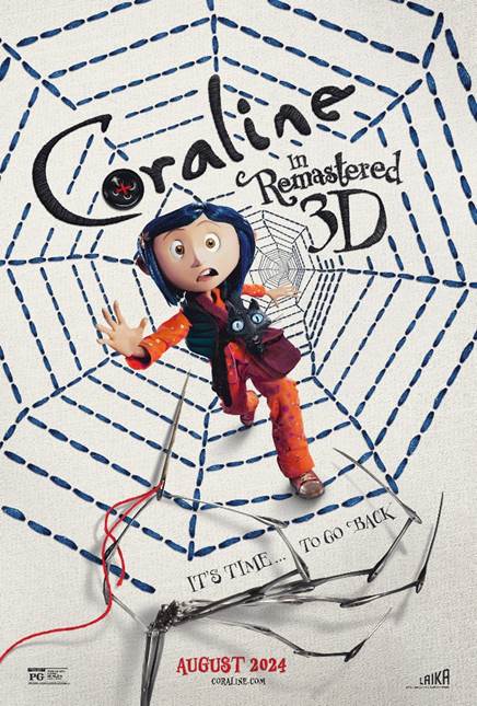 3D CORALINE BACK TO THEATERS GLOBALLY