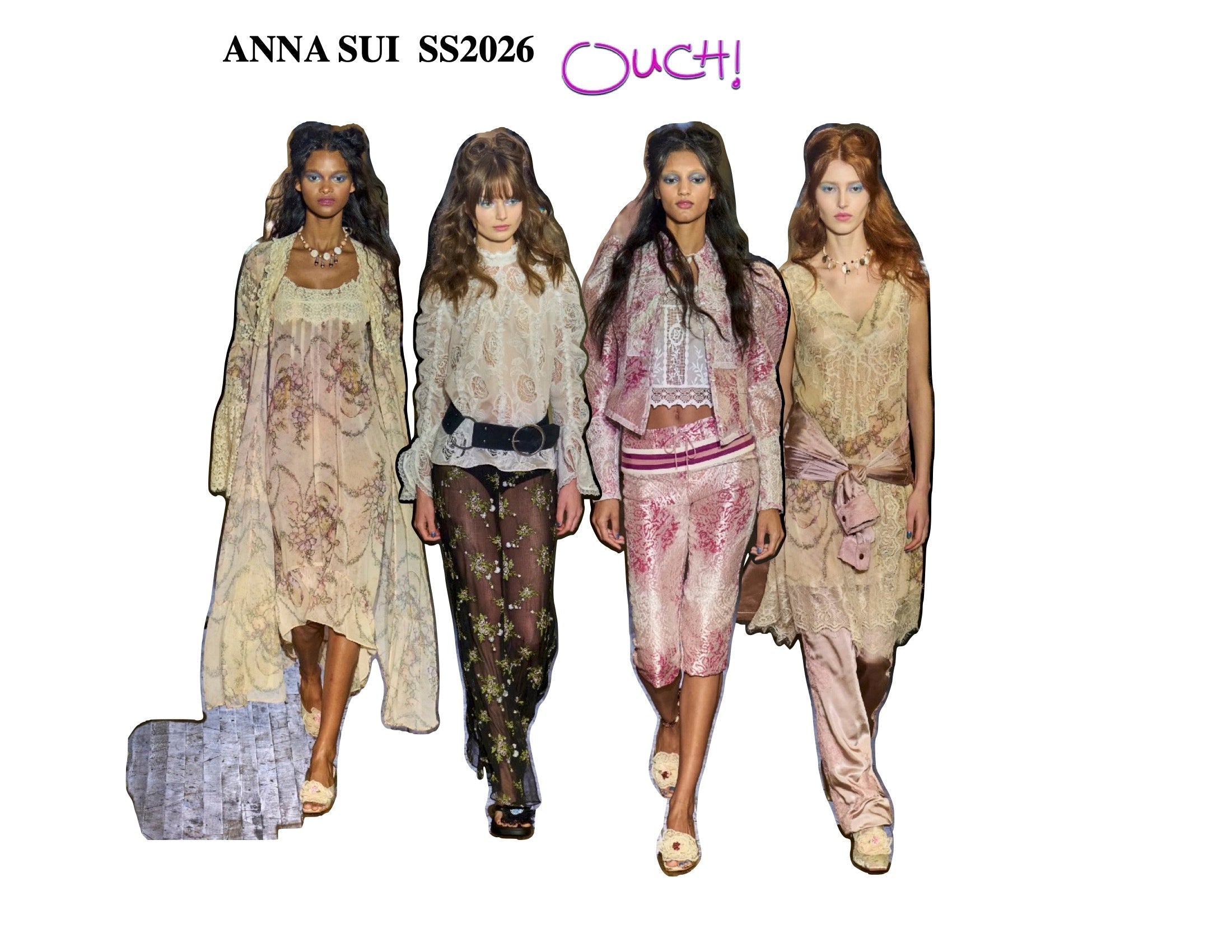 Anna Sui Spring/Summer 2026: Bohemian Dreams Take Center Stage
