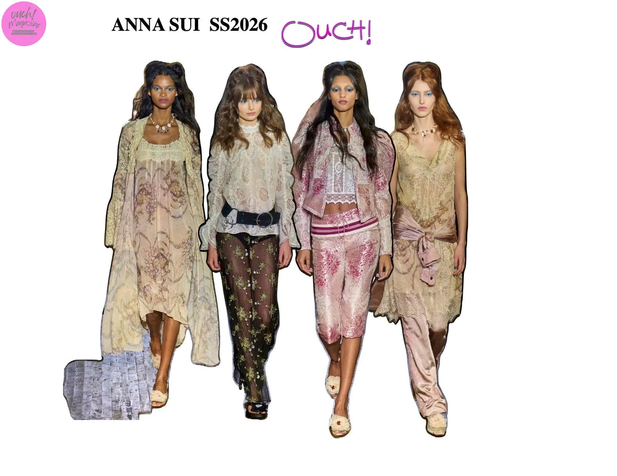 Anna Sui Spring/Summer 2026: Bohemian Dreams Take Center Stage