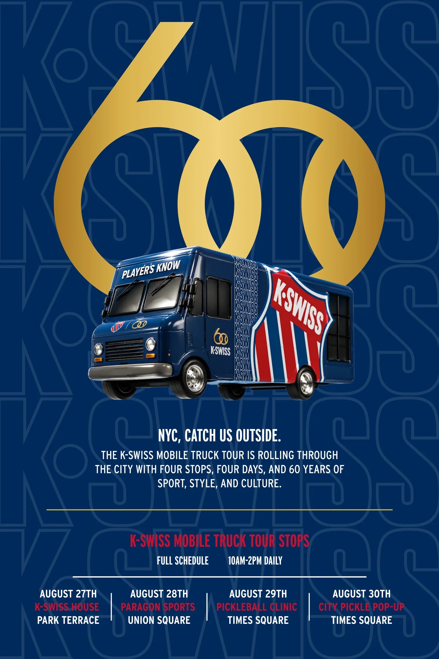 K-Swiss 60th Anniversary Celebration in NYC