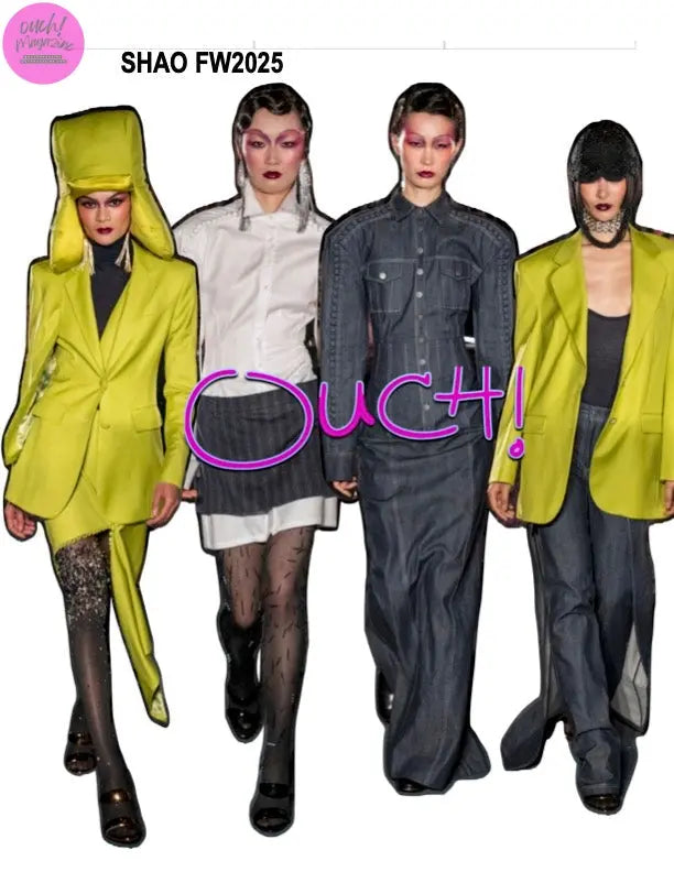 New York Fashion Week : SHAO FW2025 Collection OUCH! MAGAZINE