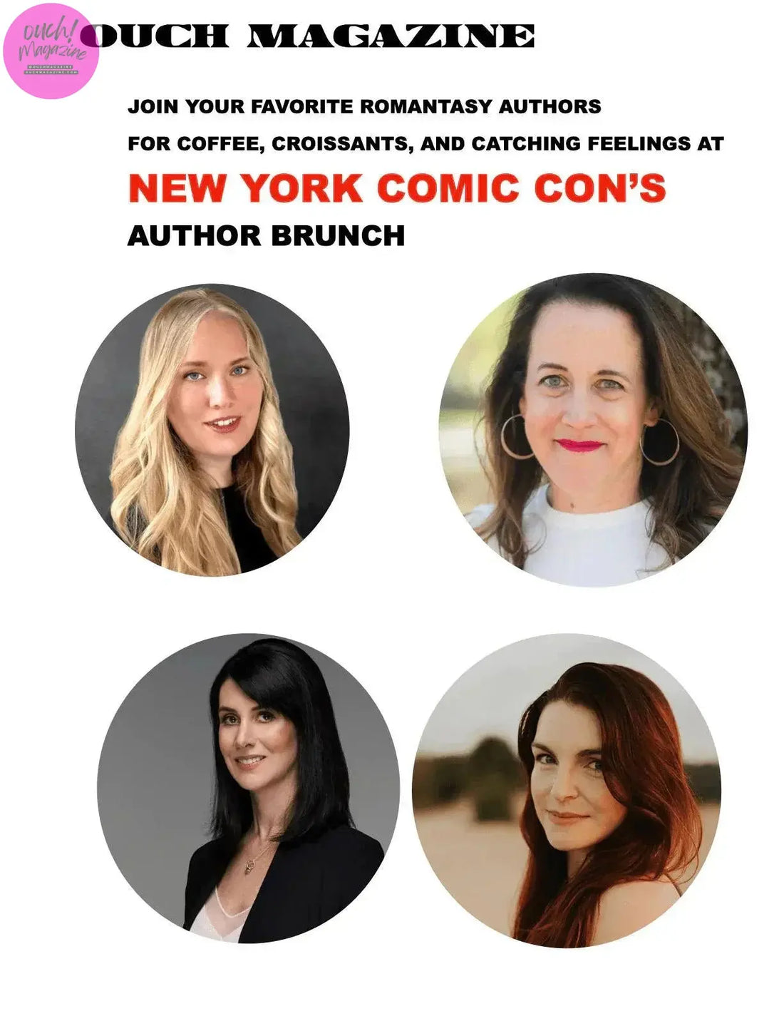 NYCC Brunch with Your Favorite Romantasy Authors - OUCH! MAGAZINE 