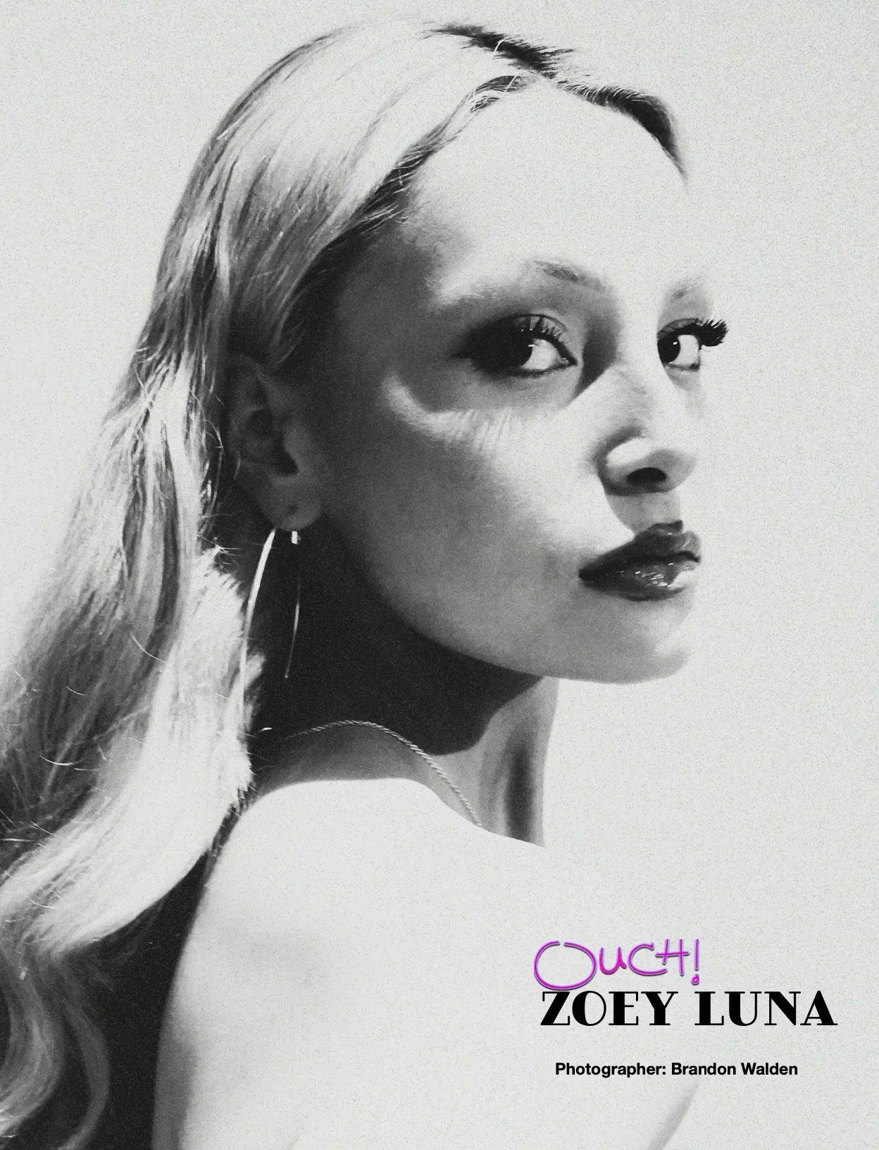Things are looking up for Zoey Luna - OUCH! MAGAZINE 