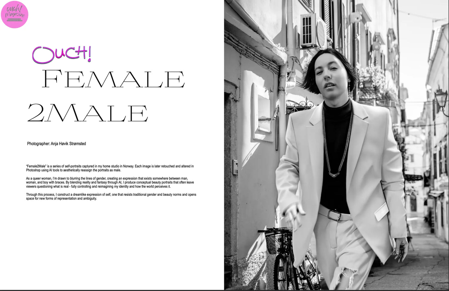 Female 2 male OUCH! MAGAZINE