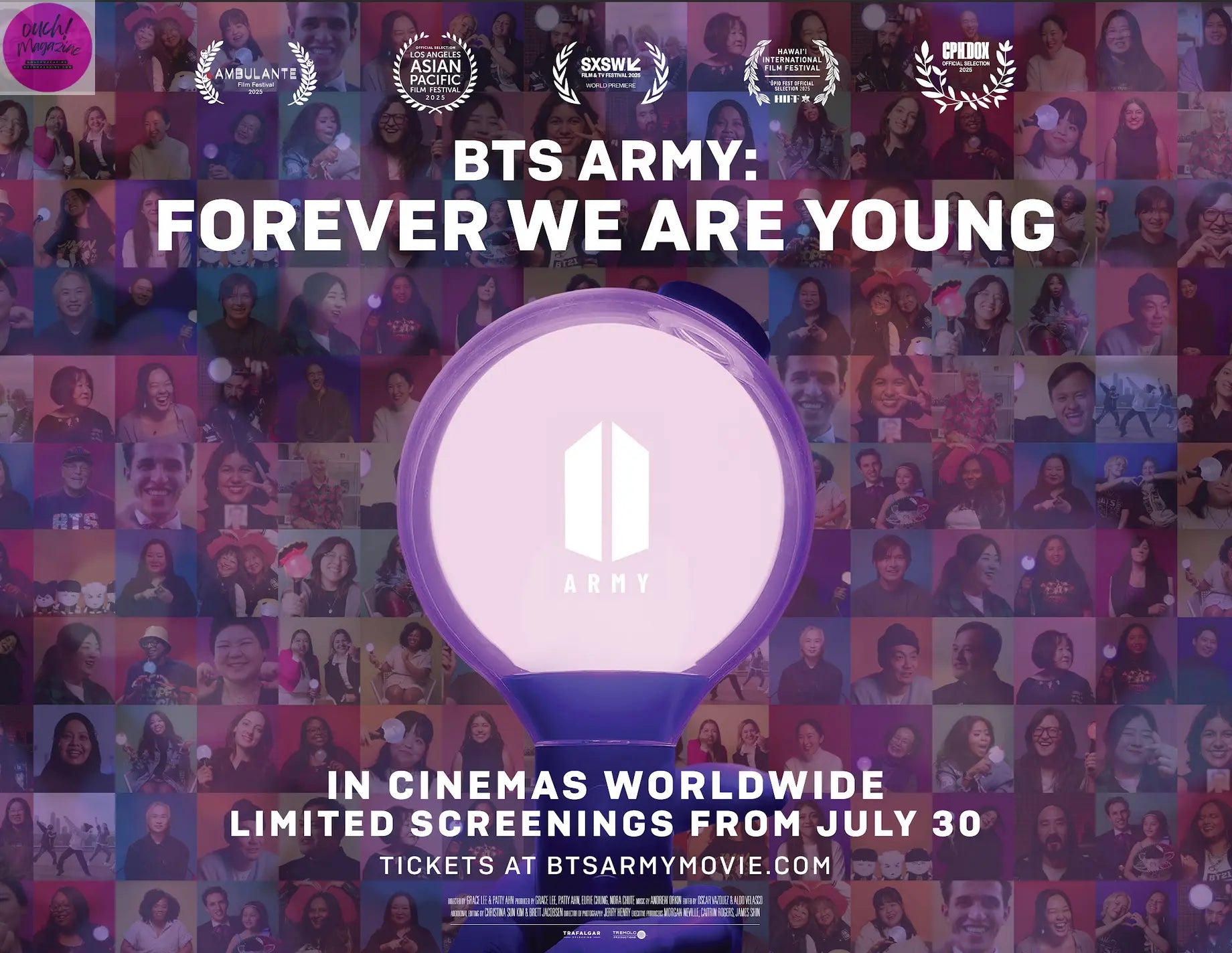 BTS ARMY's “FOREVER WE ARE YOUNG” DOCUMENTARY OUCH! MAGAZINE
