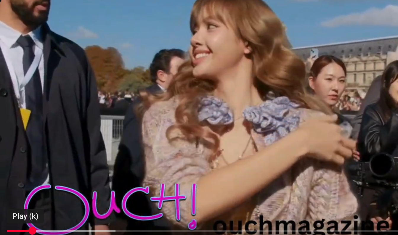 LISA arirves at PFW TO SEE LOUIS VUTTION CRUISE 2026 COLLECTION