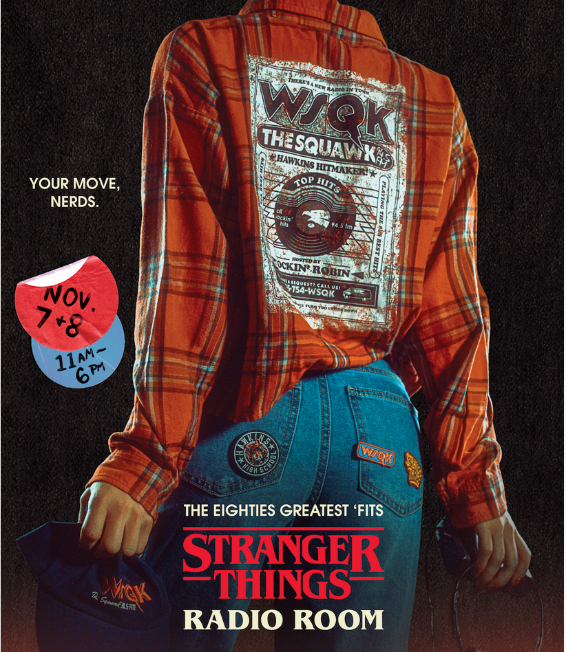 Stranger Things Radio Room Pop-Up in NYC