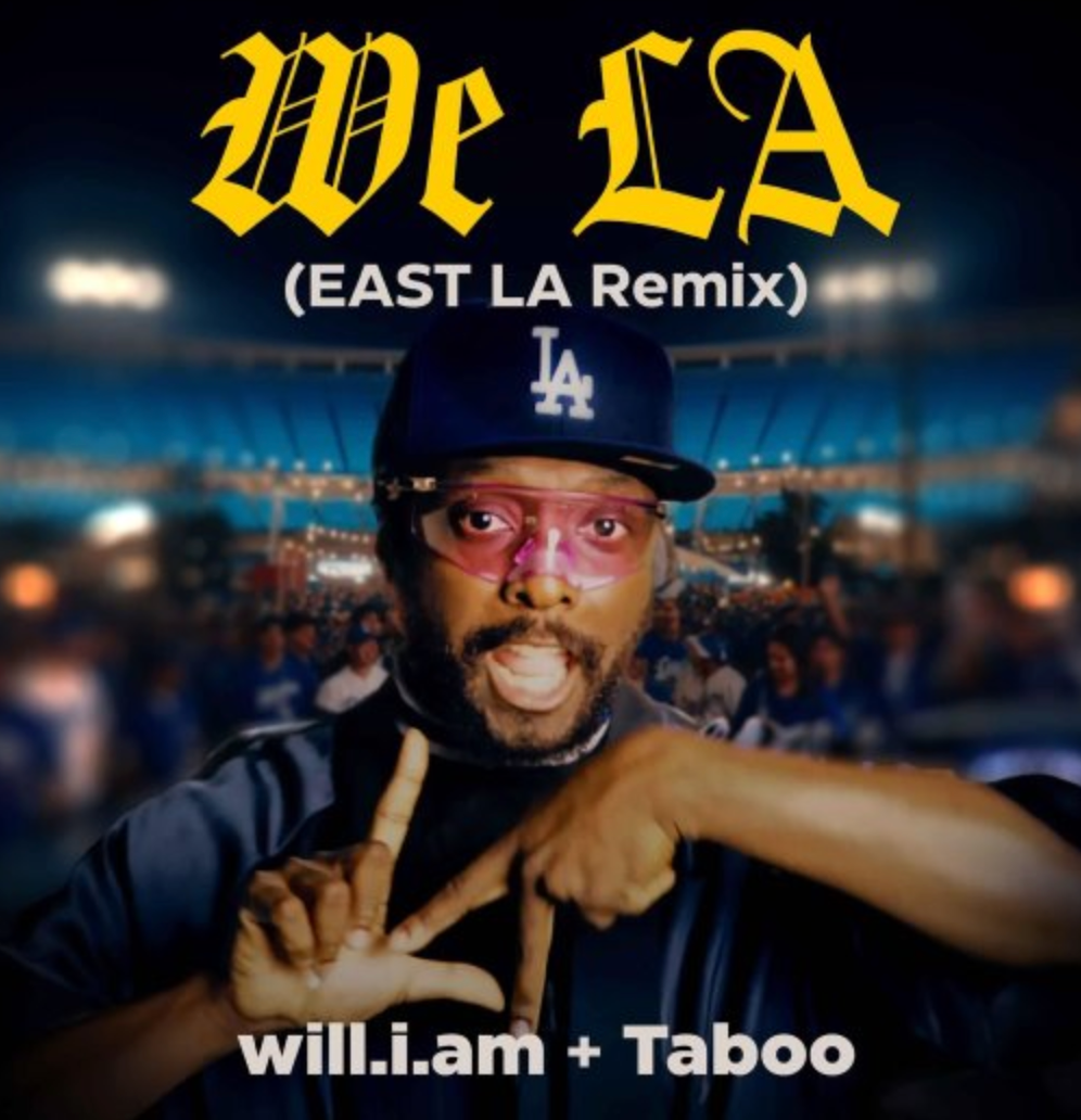 will.i.am AND TABOO SHARE “WE LA (EAST LA REMIX)”