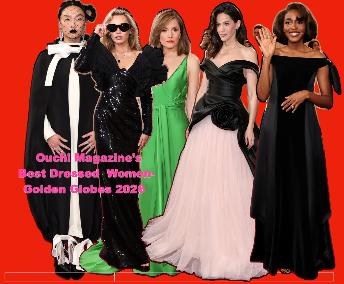 GOLDEN GLOBES BEST DRESSED 2026 (WOMEN) TOP 20