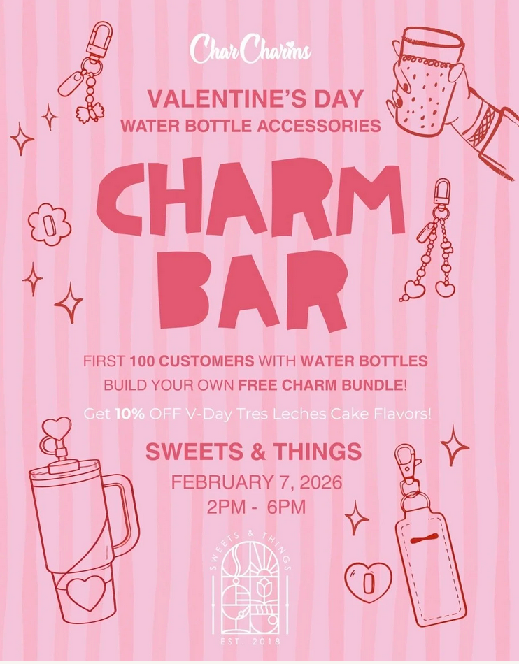 CharCharms x SweetsandThings Valentine's Day Charm Bar