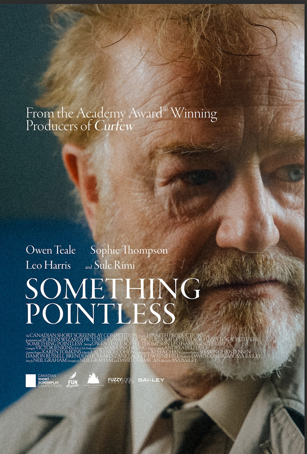 ­ Something Pointless Starring BAFTA®-Winner Owen Teale,  Olivier-Winner Sophie Thompson and  SAG Award-nominee Sule Rimi