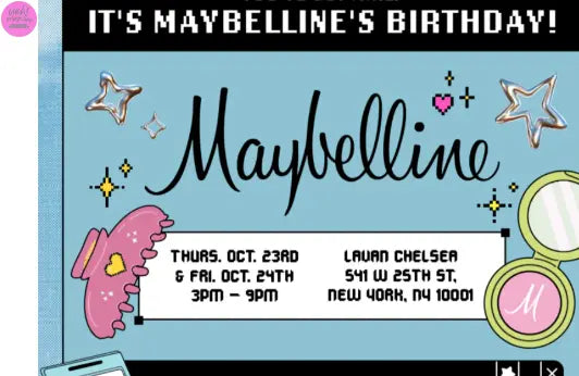 Maybelline Y2K Party Pop-Up 2025 OUCH! MAGAZINE