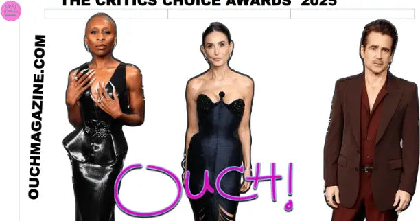 The Critics Choice Awards 2025 Winners, Best Dressed Red Carpet OUCH! MAGAZINE