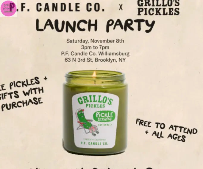 P.F. Candle Co. X Grillo's Pickles Launch Event OUCH! MAGAZINE