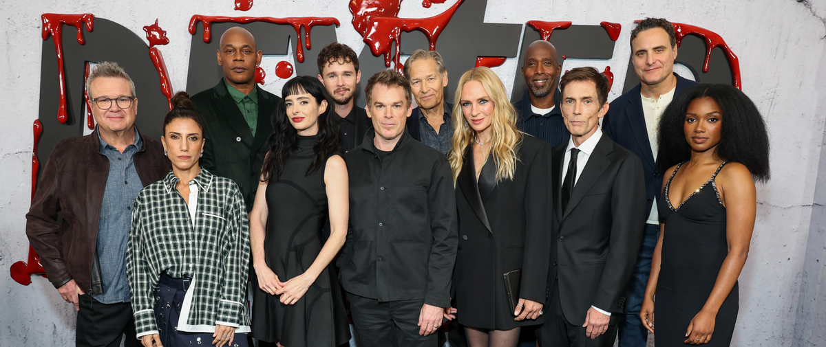 Michael C. Hall and Uma Thurman at the Dexter: Resurrection S2 Premiere and 20th Anniversary Celebration in NYC