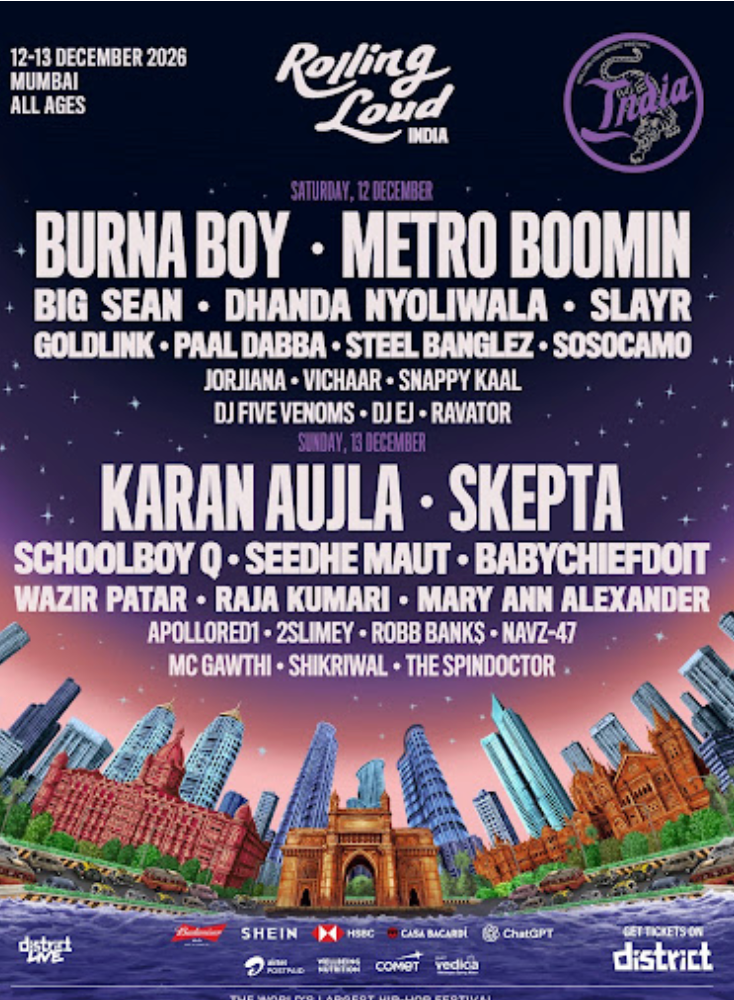 ROLLING LOUD INDIA 2026 UNVEILS LINEUP  