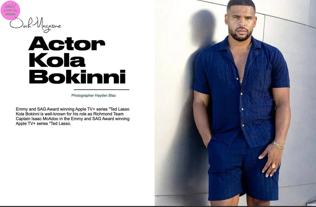 Actor Kola Bokinni of Ted Lasso speaks about life as an actor - OUCH! MAGAZINE 