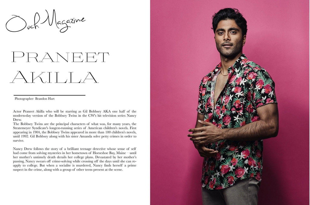 Actor Praneet Akilla Ones to Watch in Ouch Magazine
