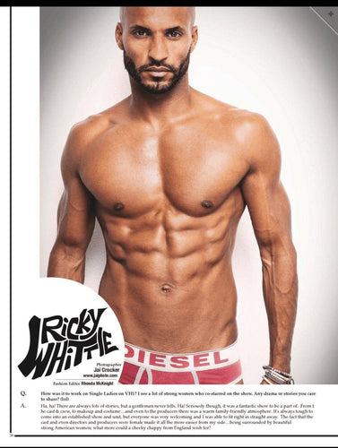 Actor Ricky Whittle talks Body with Ouch! Magazine - Ouch! Magazine : Fashion Entertainment Blog and Publication