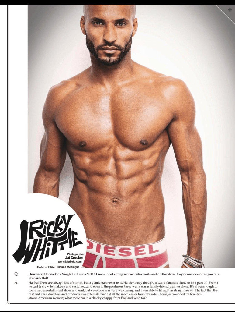 Actor Ricky Whittle talks Body with Ouch! Magazine