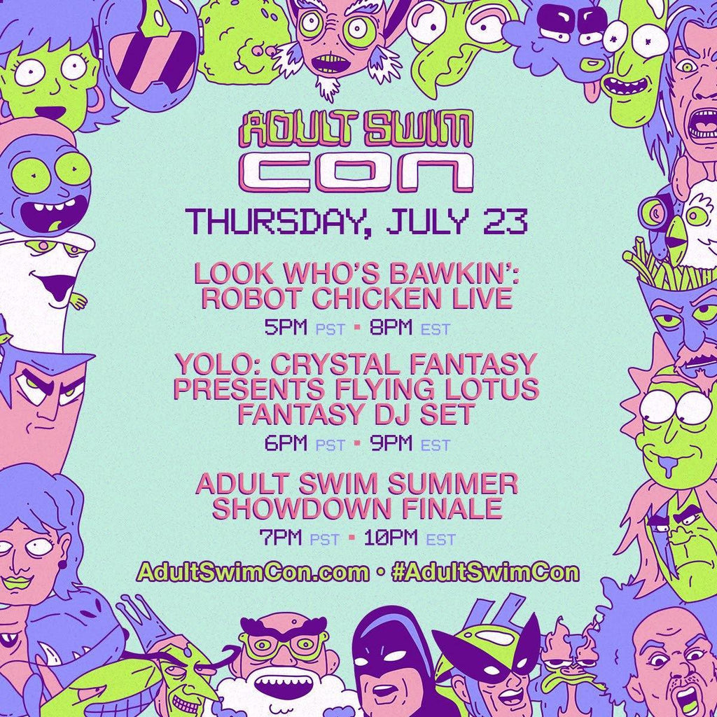 Adult Swim full line up for Comic-con at Home