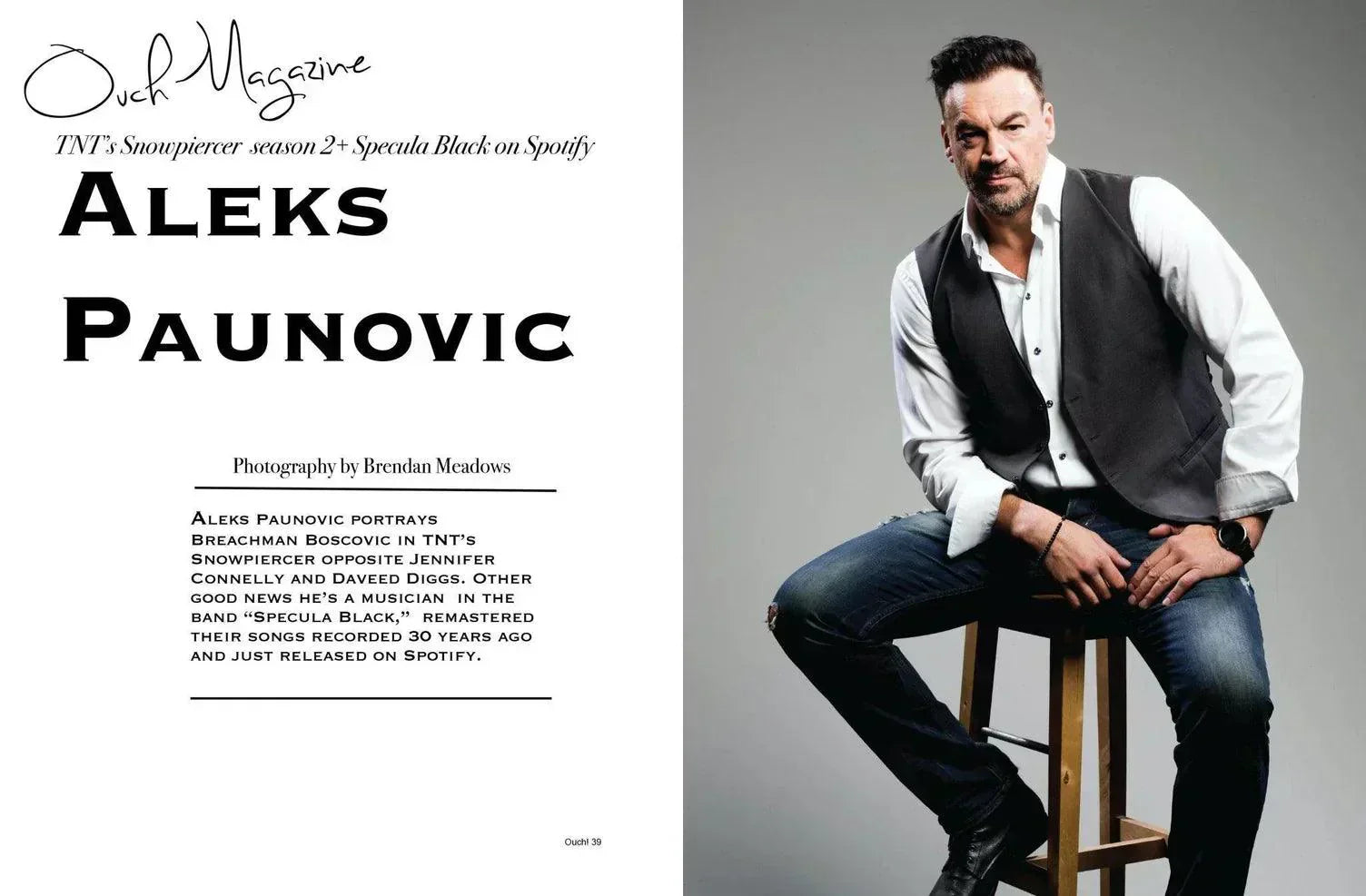 Aleks Paunovic Musician and Actor