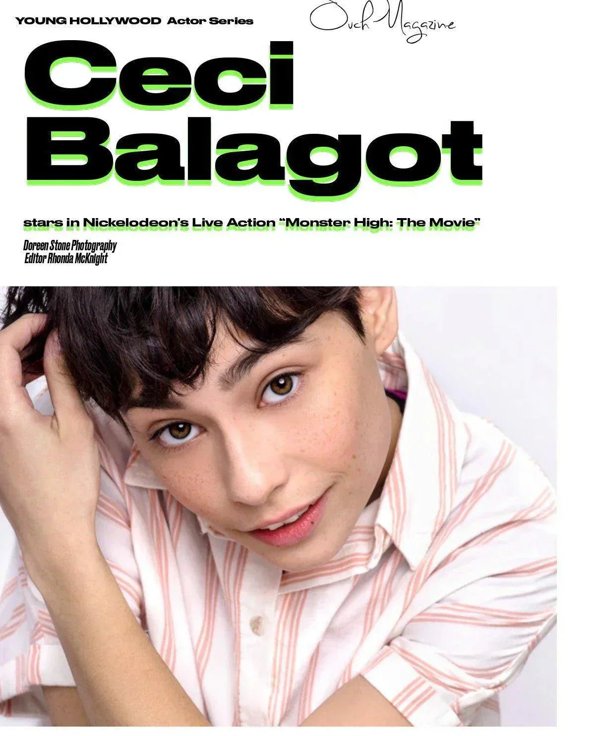 Ceci Balagot in Nickelodeon's Live Action “Monster High: The Movie” - OUCH! MAGAZINE 