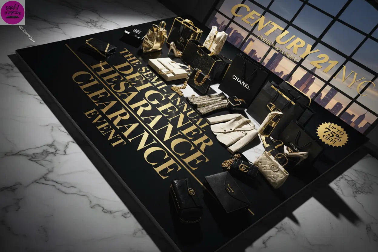 CENTURY 21 NYC ANNOUNCES SEMI-ANNUAL DESIGNER CLEARANCE EVENT OUCH! MAGAZINE