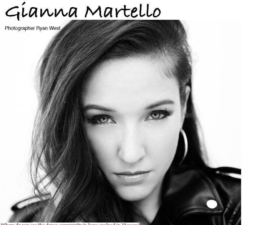 Dance with Gianna Martello  Ouch Magazine  Rising Stars