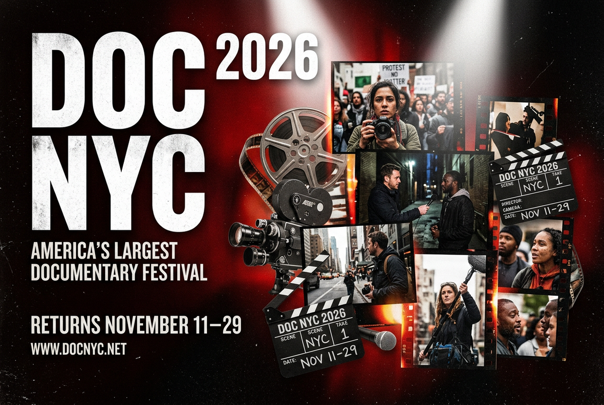 DOC NYC 2026: America’s Largest Documentary Festival Returns November 11–29