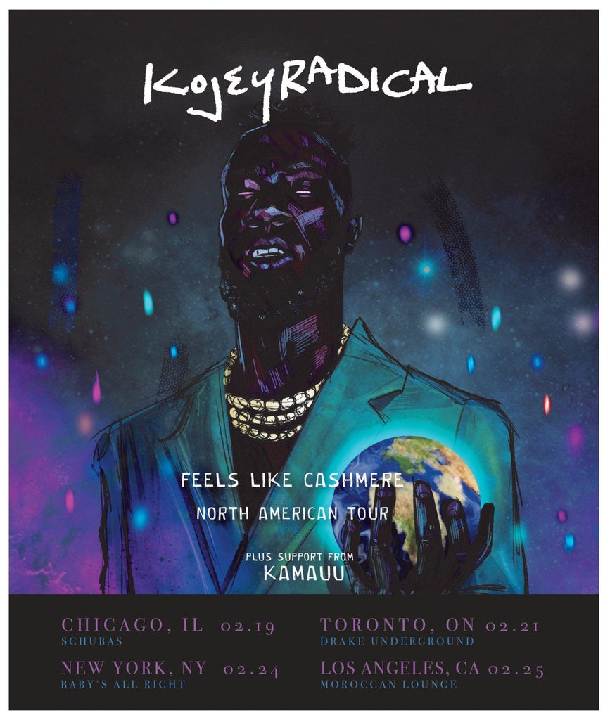 East London artist KOJEY RADICAL announced his first North American tour