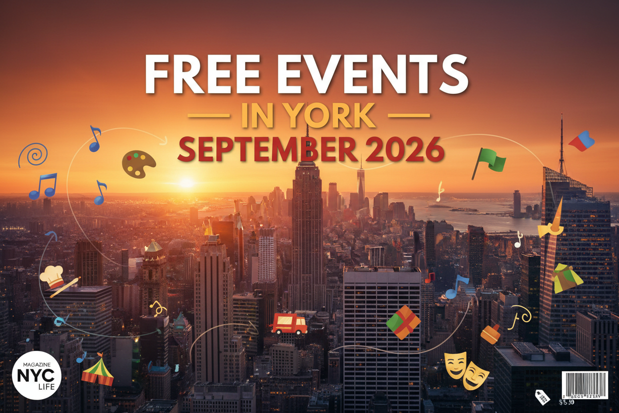 Free Events in New York for Septemeber 2026 OUCH! MAGAZINE