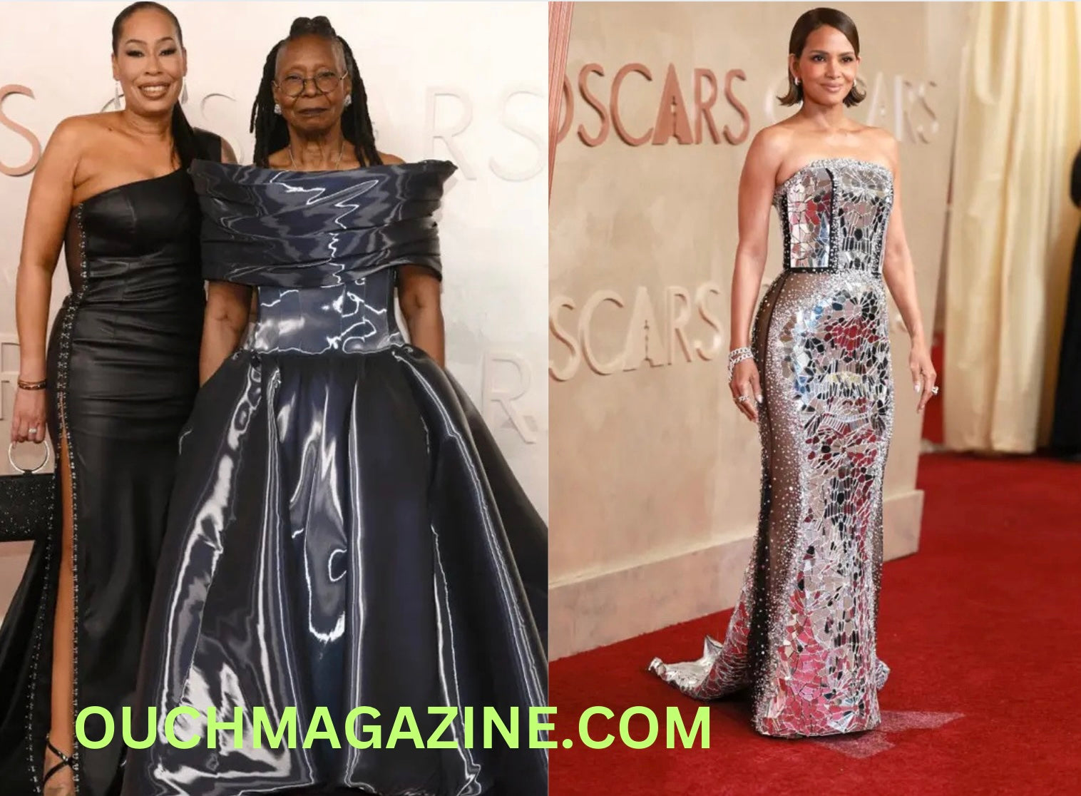 Halle Berry, Whoopi Goldberg and Queen Latifah wear Christian Siriano to the 97th Annual Academy Awards