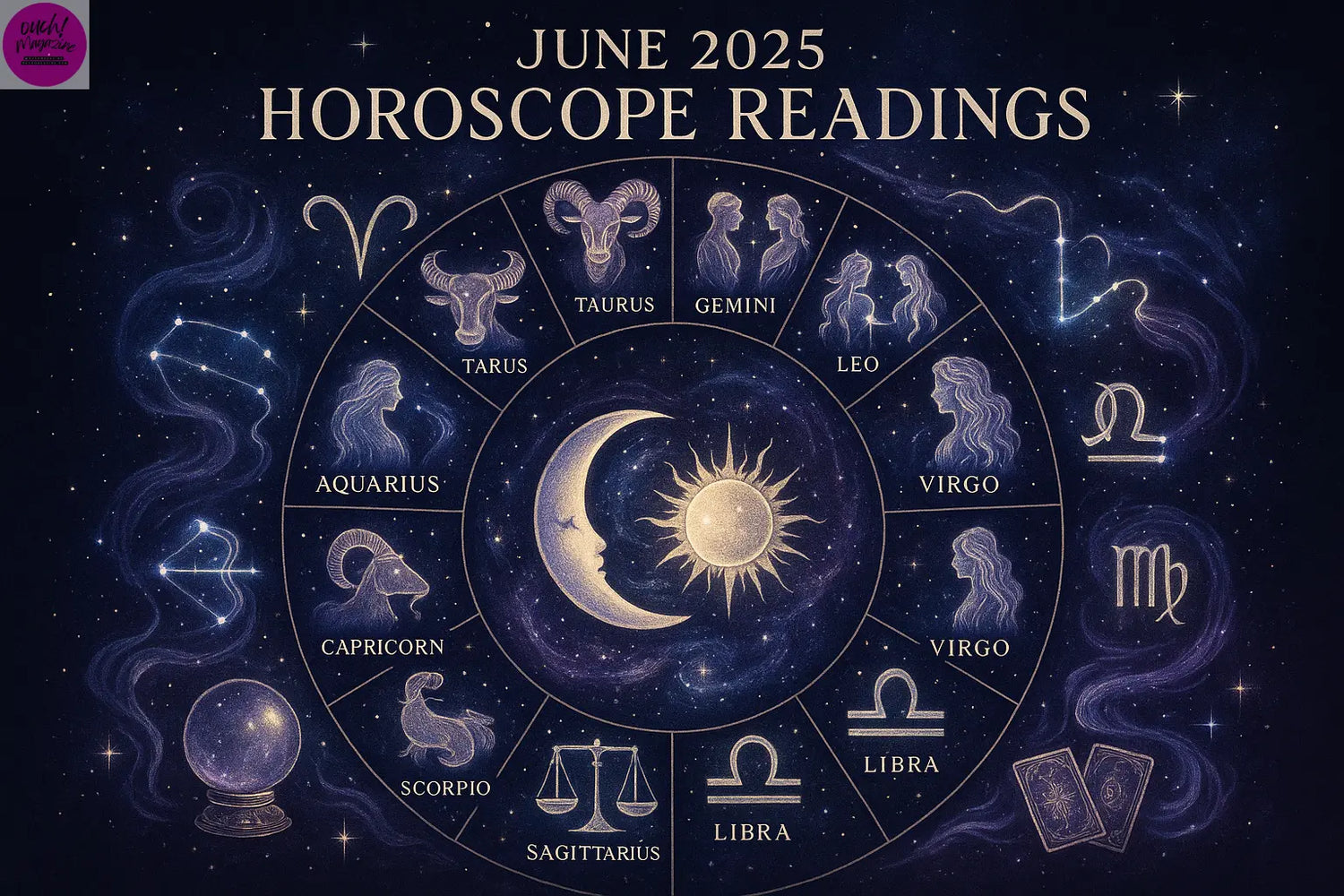 Horoscope Readings for all signs for the month June 2025 OUCH! MAGAZINE