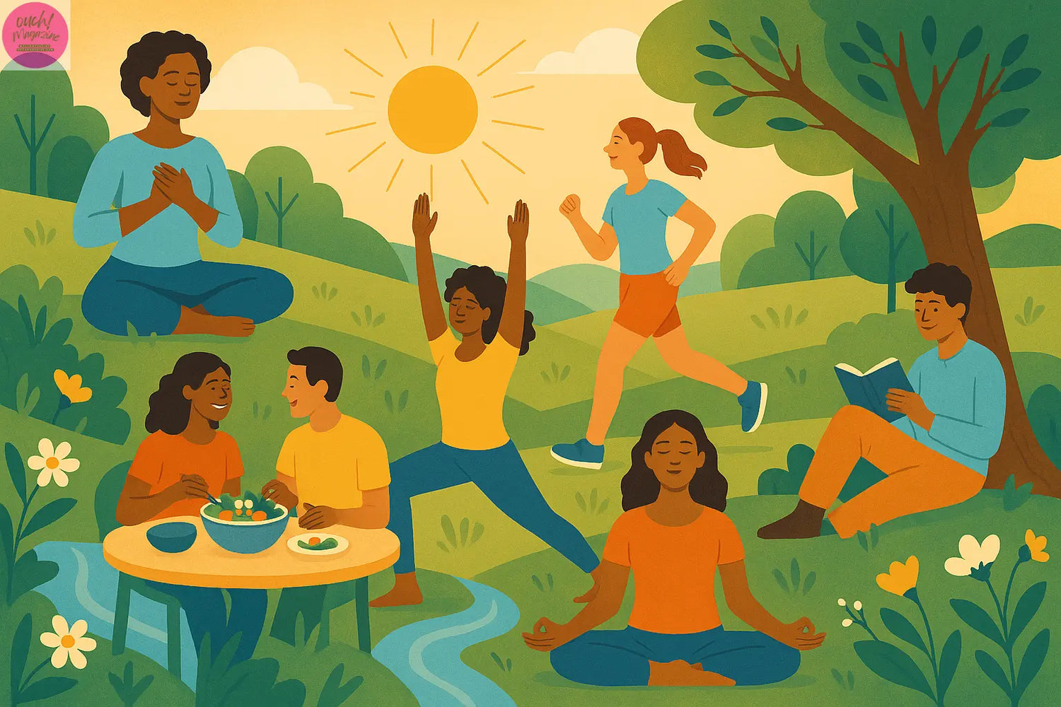 How To Be Well & Feel Happier - OUCH! MAGAZINE