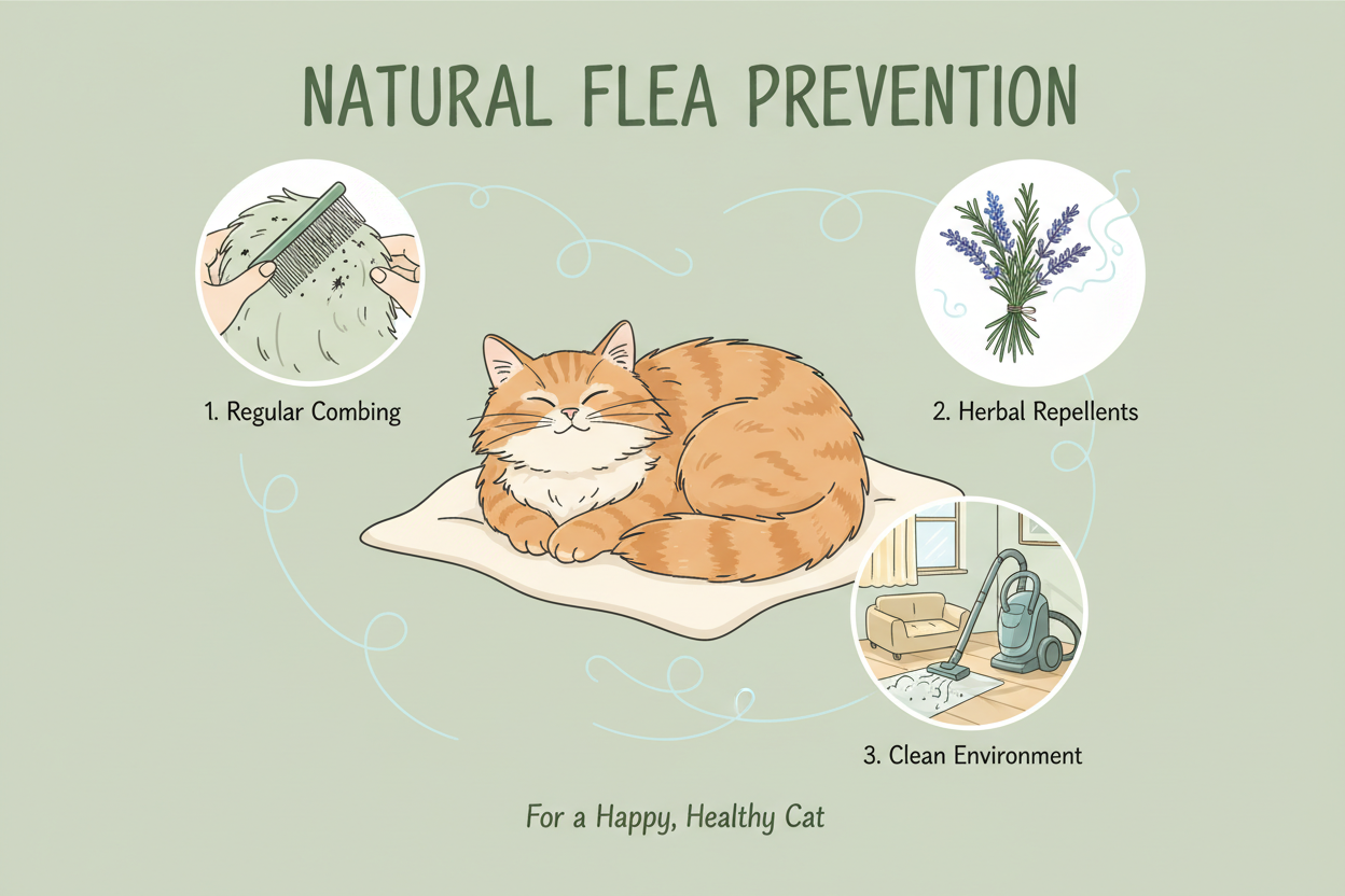 How to Prevent Fleas Without Chemicals: 3 Safe Options for Cats
