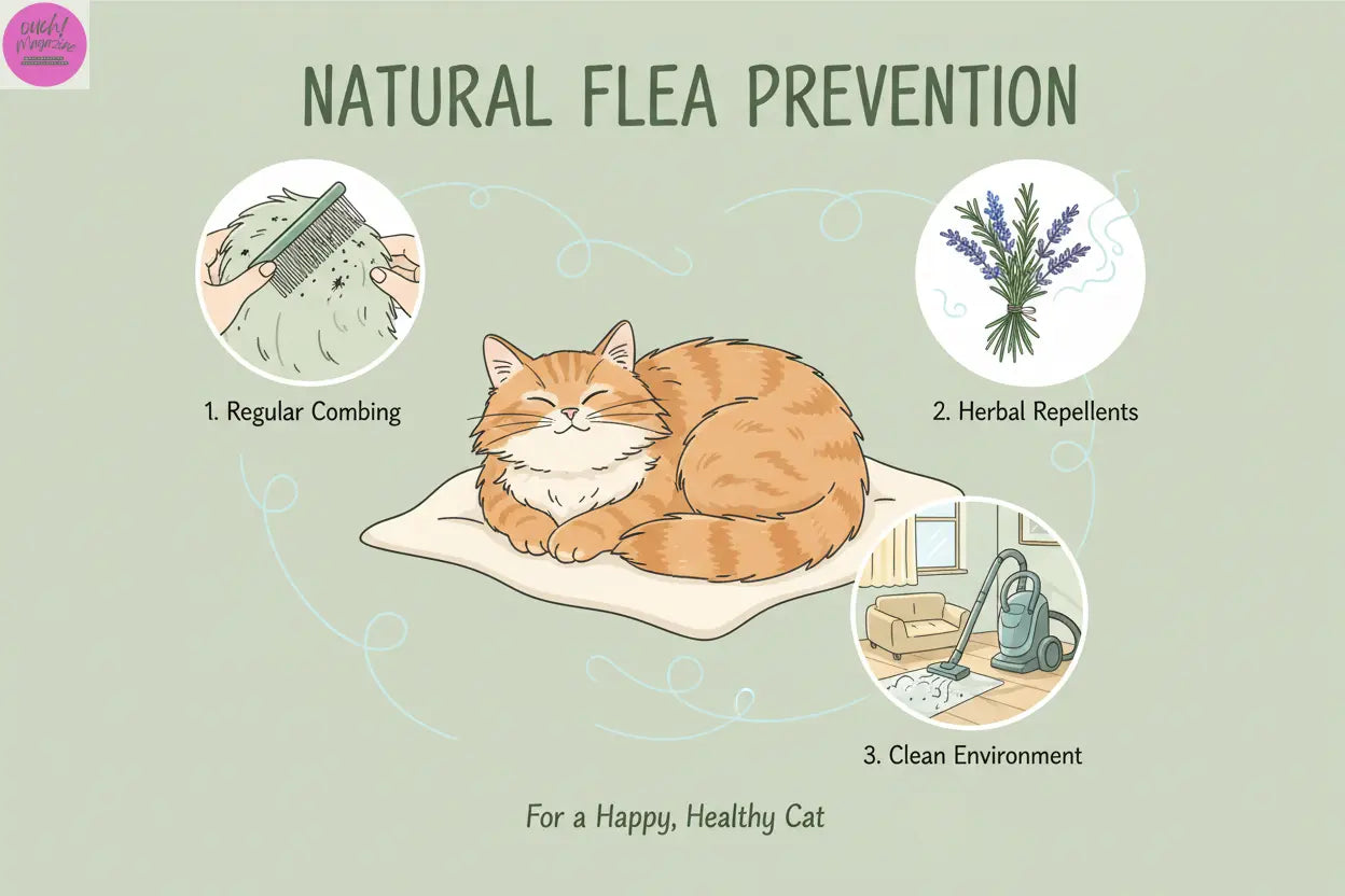 How to Prevent Fleas Without Chemicals: 3 Safe Options for Cats OUCH! MAGAZINE