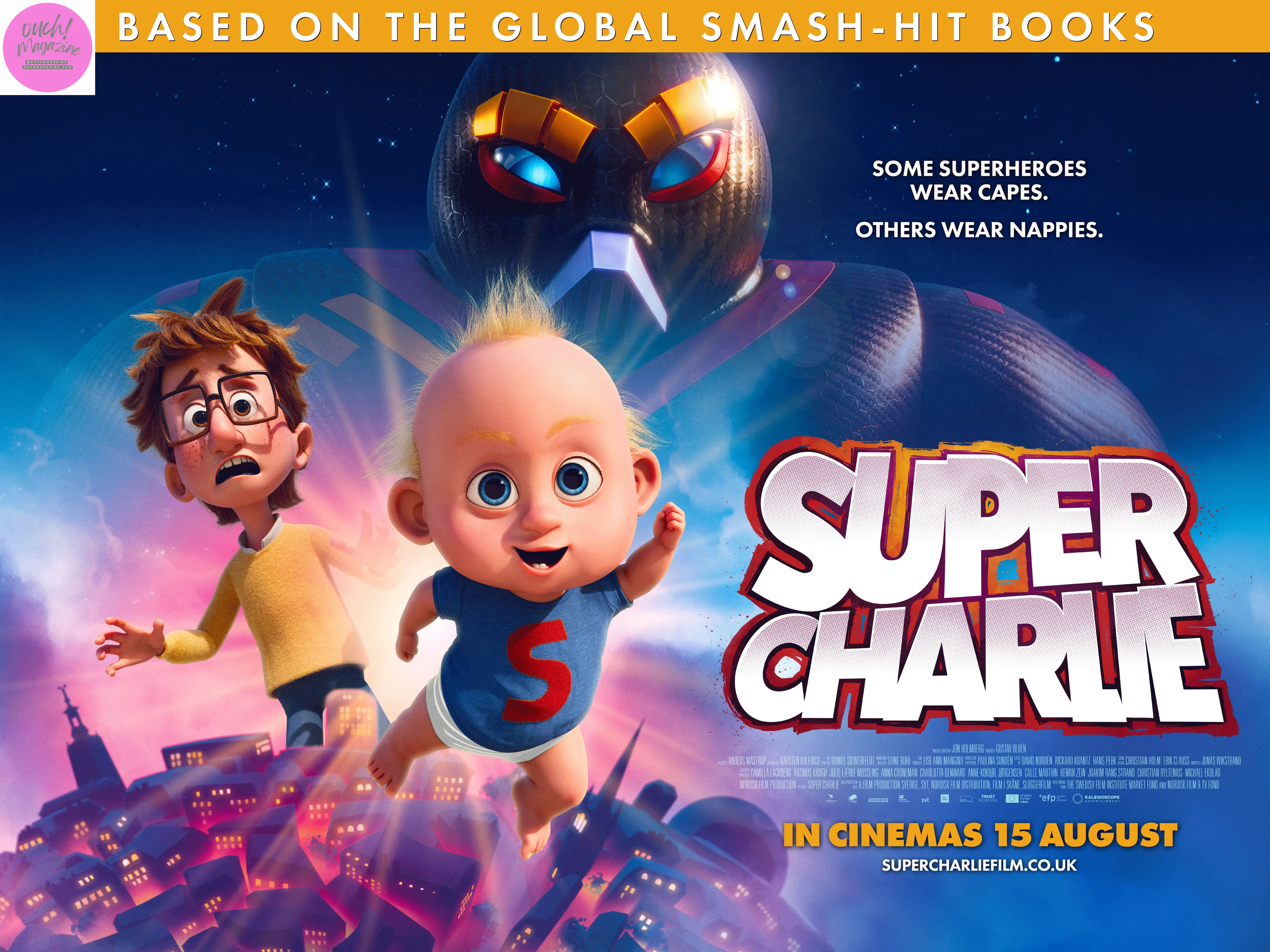 Super Charlie will be in UK and Irish cinemas from 15th August OUCH! MAGAZINE