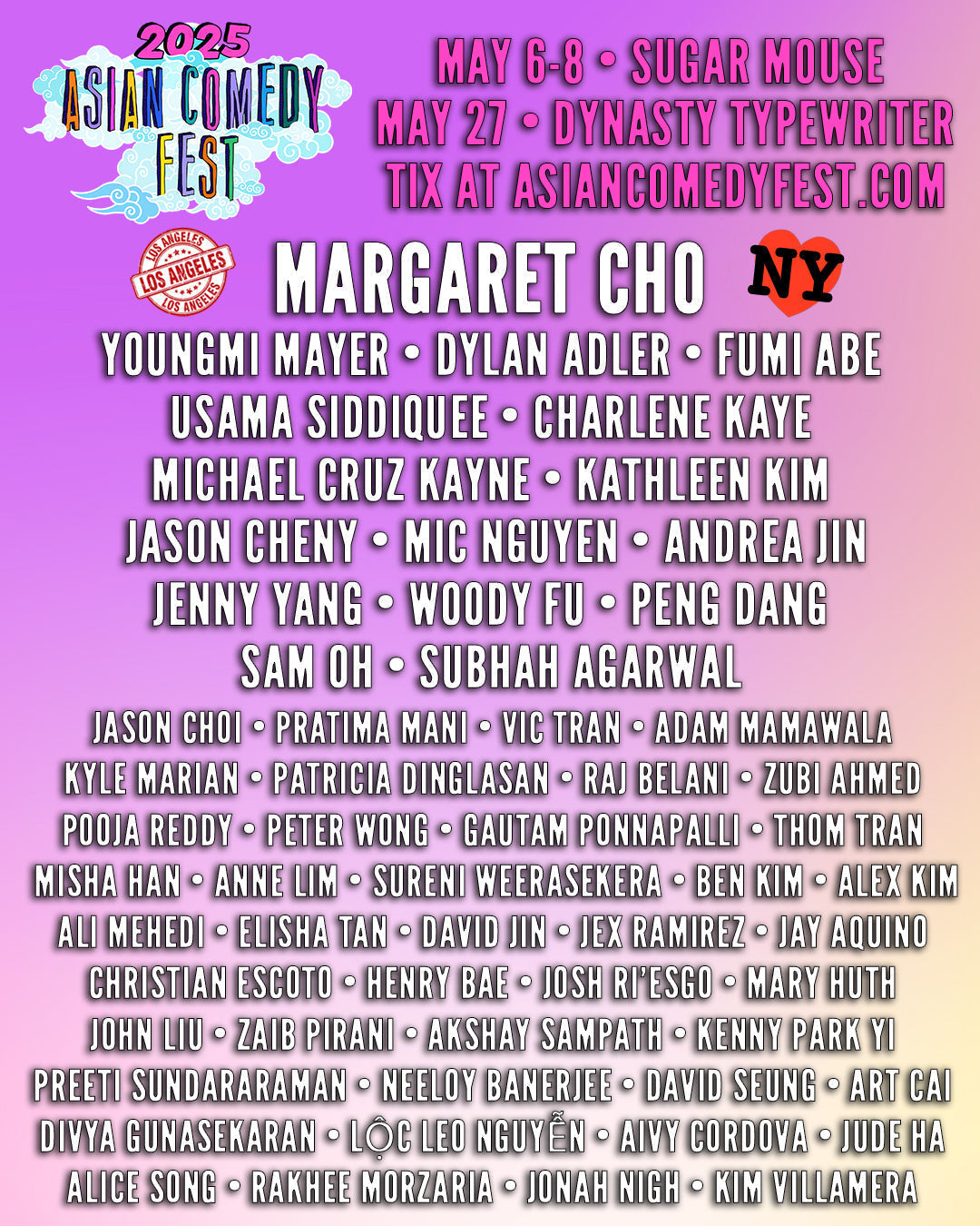 Asian Comedy Fest celebrates its sixth year with bicoastal launch 