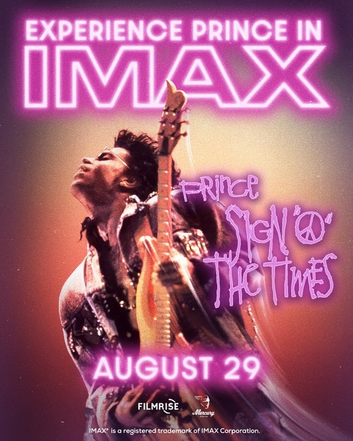 Prince – Sign O’ The Times will be released in IMAX theatres