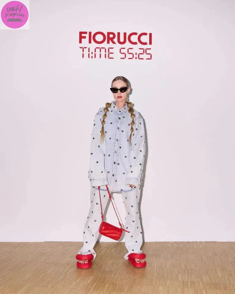 STELLA BOSSI attends FIORUCCI show during Milan Fashion Week