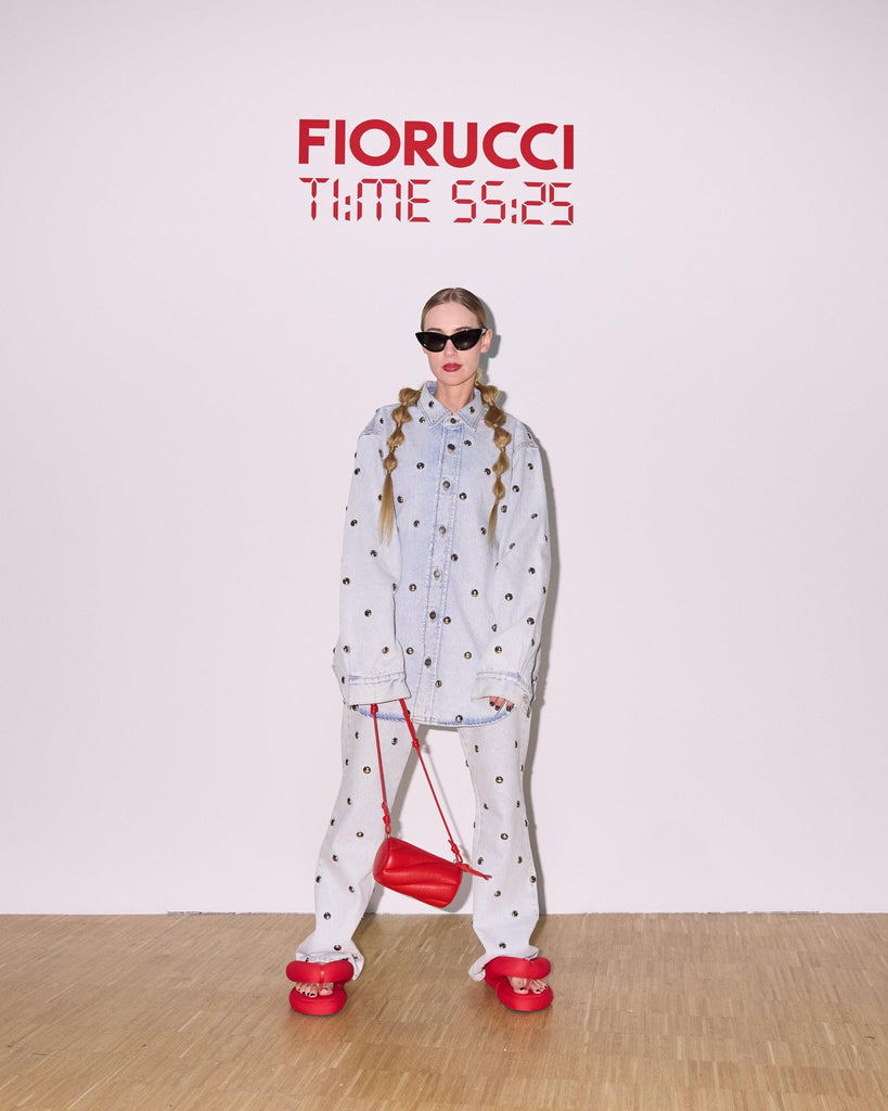 STELLA BOSSI attends FIORUCCI show during Milan Fashion Week