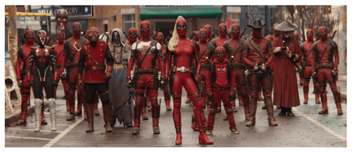 The Deadpool Corps in Manhattan to Celebrate Deadpool & Wolverine