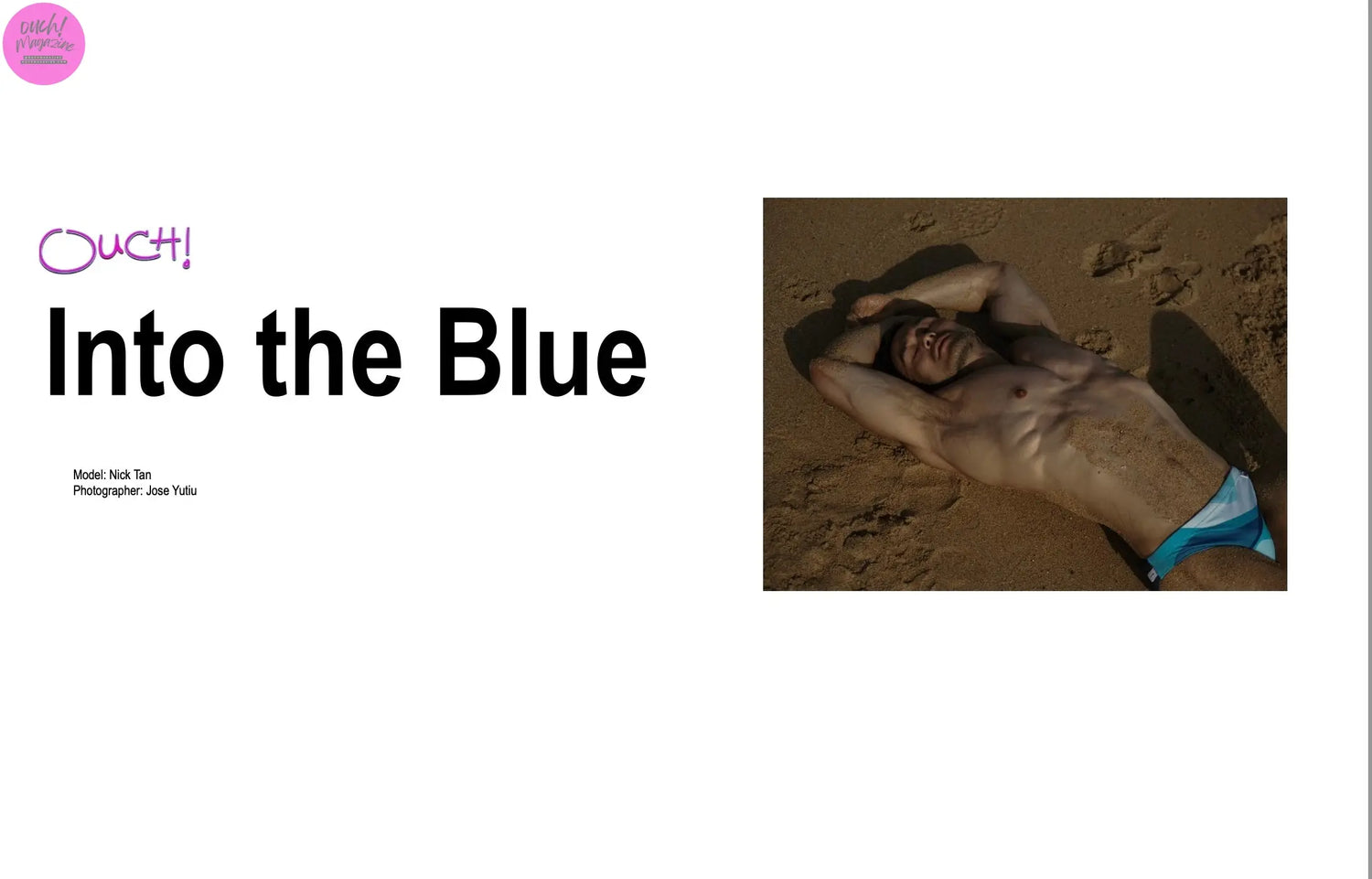 Into the Blue OUCH! MAGAZINE